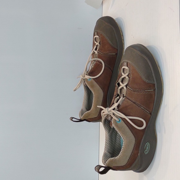 Chaco Women's Torlan Mudslide Nubuck Leather Suede Athletic Lace-Up Shoes - Picture 3 of 14